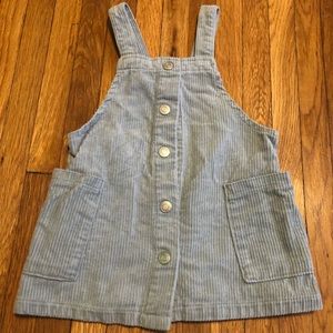 Zara Corduroy 12-18M girl overall dress